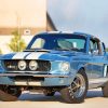 Blue Ford GT500 Paint By Numbers
