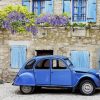 Blue Citroen Vintage Car Paint By Numbers