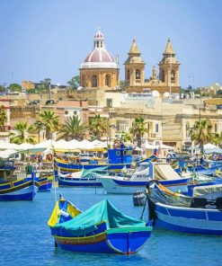 Discover Marsaxlokk Harbour Paint By Numbers