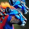 Creative Wildlife Fusion Paint By Numbers