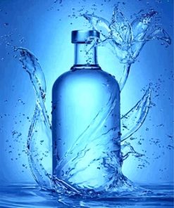 Bottle of Water Masterpiece Paint By Numbers