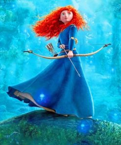 Merida Disney Princess Paint By Numbers