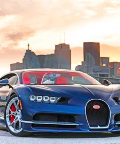 Bugatti Supercar Engine Paint By Numbers