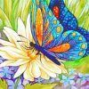 Butterfly and Flower Paint By Numbers