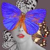 Butterfly Woman Elegance Paint By Numbers