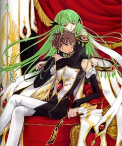 C C And Suzaku Anime Kit Paint By Numbers