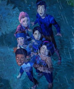 Jurassic World Animation Paint By Numbers