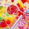Colorful Candy Delight Paint By Numbers