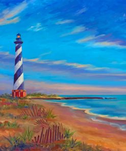 Cape Hatteras Seascape Paint By Numbers