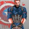 Captain America Marvel Paint By Numbers