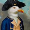 Seagull Captain Animal Paint By Numbers