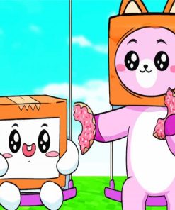 Animated Lankybox Creations Paint By Numbers