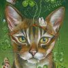Cat and Butterfly Animal Paint By Numbers