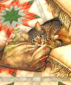 Relaxing Cat Paint By Numbers