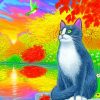 Cat and Nature Paint By Numbers