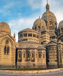 Marseille's Cathedral Major Paint By Numbers