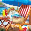 Summer Cats Painting Kit Paint By Numbers