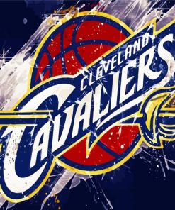 Cavaliers Basketball Art Paint By Numbers