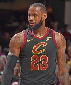 Cavaliers Basketball Logo Paint By Numbers