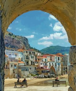 Explore Cefalu Italy Paint By Numbers