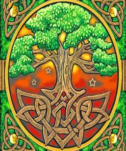 Celtic Nature Tree Paint By Numbers