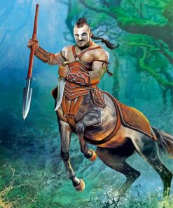 Fantasy Centaur Druid Paint By Numbers