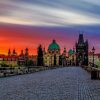 Charles Bridge Prague Cityscape Paint By Numbers