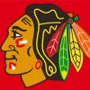 Chicago Blackhawks Hockey Logo Paint By Numbers