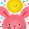 Colorful Easter Bunny Paint By Numbers