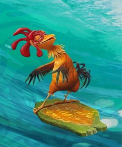 Chicken Joe Cartoon Paint By Numbers