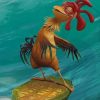 Rooster Surfing Adventure Paint By Numbers
