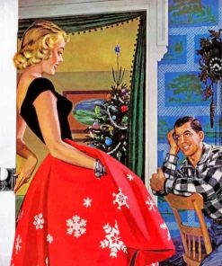 Romantic Christmas Evening Paint By Numbers