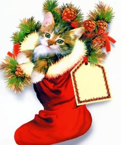 Christmas Cats Paint By Numbers