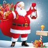 Smiling Santa Christmas Paint By Numbers