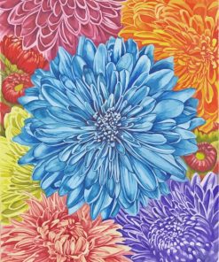 Chrysanthemum Flower Paint By Numbers