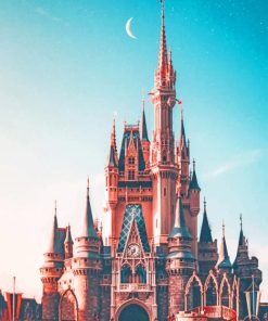 Cinderella Disney Castle Paint By Numbers