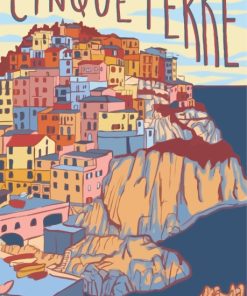Manarola Italy Paint By Numbers