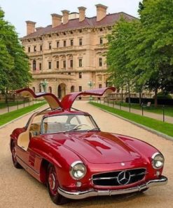 Vintage Mercedes Benz Cars Paint By Numbers