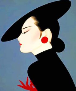 Elegant Asian Woman Paint By Numbers