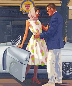 Romantic Vintage Couple Paint By Numbers