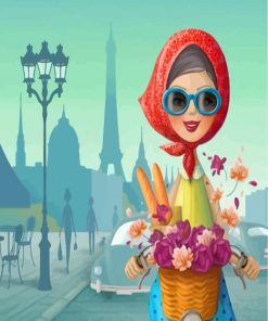 Elegant French Woman Paint By Numbers