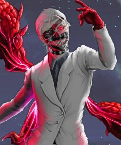 Tokyo Ghoul Kaneki Paint By Numbers