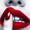 Elegant Red Lips Paint By Numbers