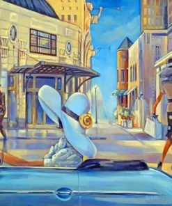 Vintage Streets Elegance Paint By Numbers