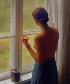 Elegant Woman at the Window Paint By Numbers