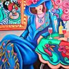 Elegant Woman Matisse Paint By Numbers