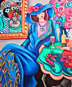 Elegant Woman Matisse Paint By Numbers