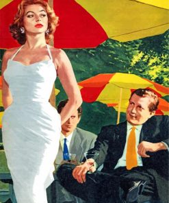Elegant Vintage Woman Paint By Numbers
