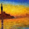Claude Monet Twilight Scene Paint By Numbers