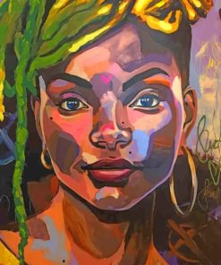 Colorful African Women Paint By Numbers